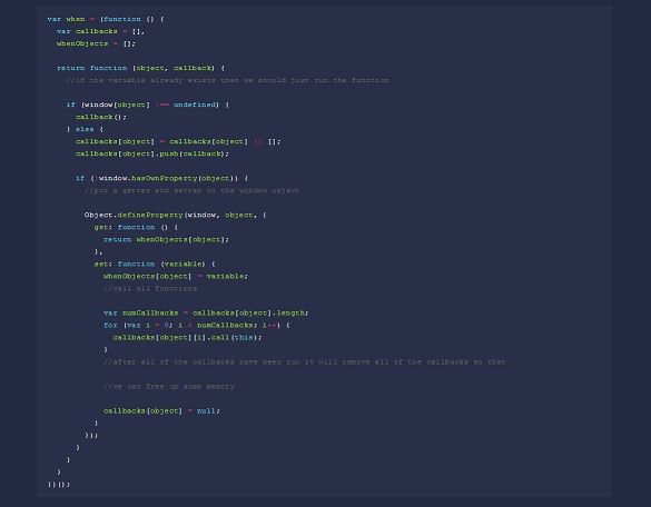 when.js | Matthew Sessions